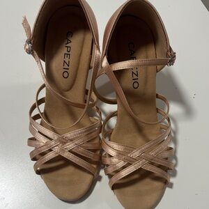 Capezio Women's Blush Strappy Heels